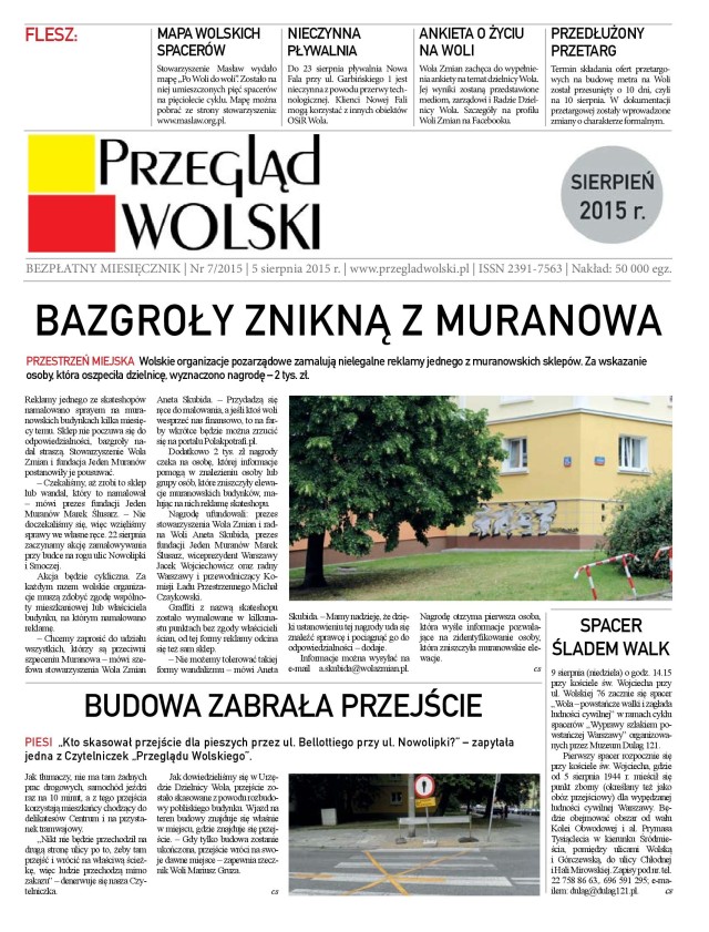 Przegląd Wolski Nr 7/2015