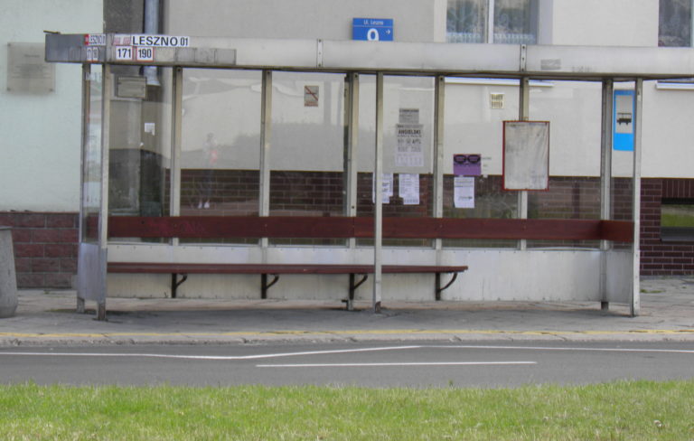Przesunięty przystanek na ul. Leszno