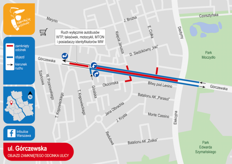 W piątek otworzą ul. Płocką