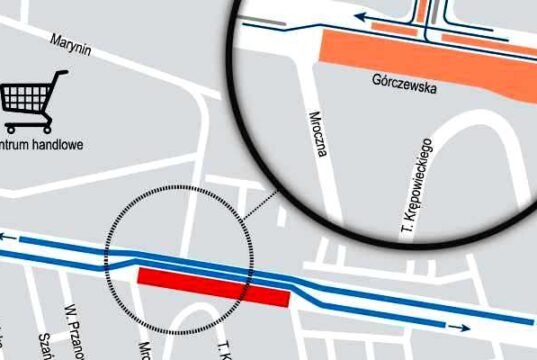 Ulica Górczewska - organizacja ruchu