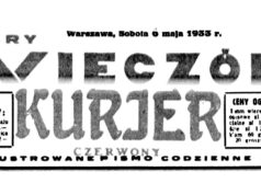 Nagłówek Kuriera Czerwonego z maja 1933 roku - polona.pl