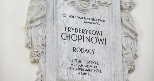 Epitafium Fryderyka Chopina, w kościele św. Krzyża - Wikipedia