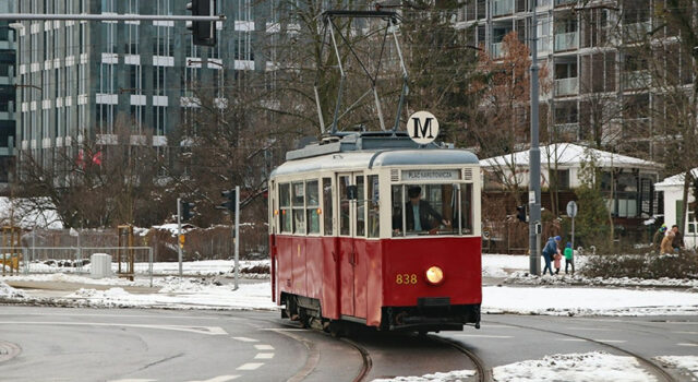 Zabytkowy tramwaj linii M Fot. ZTM Warszawa