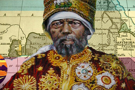 Władca Abisynii Menelik II Fot. Domena publiczna
