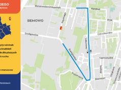 Metro Chrzanów ul. Rayskiego - objazd zamkniętego odcinka