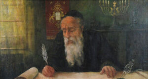 Żyd piszący torę. Fot. Dom Aukcyjny Rempex