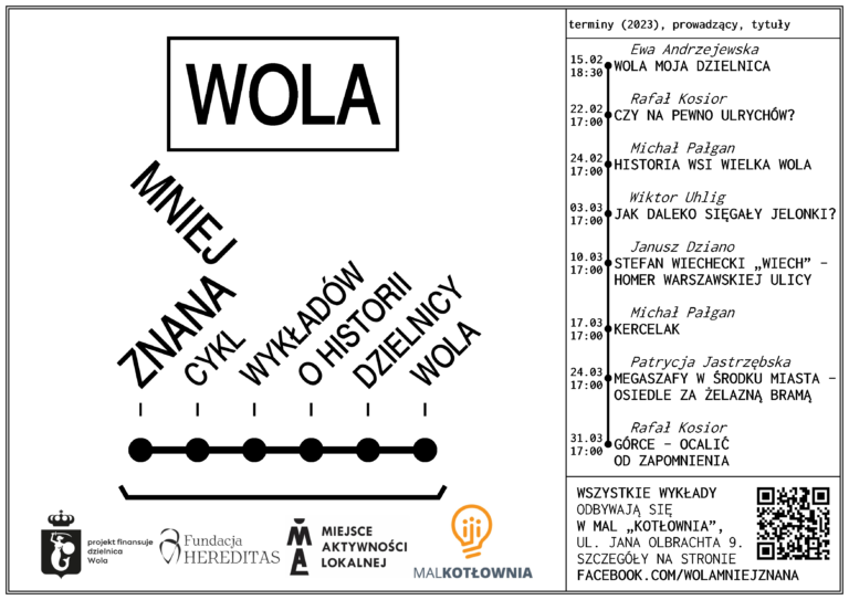 Wola Mniej Znana – Cykl wykładów