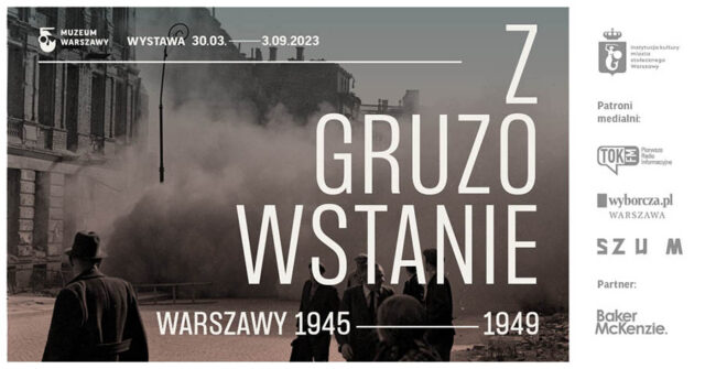 Zgruzowstanie - plakat do wydarzenia w Muzeum Warszawy