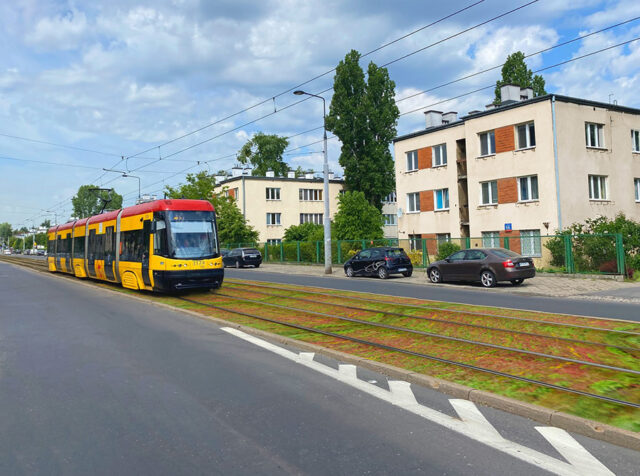 Tramwaj na Obozowej wizualizacja Graf. TW