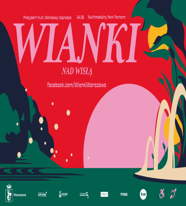 Wianki nad Wisłą - plakat reklamowy