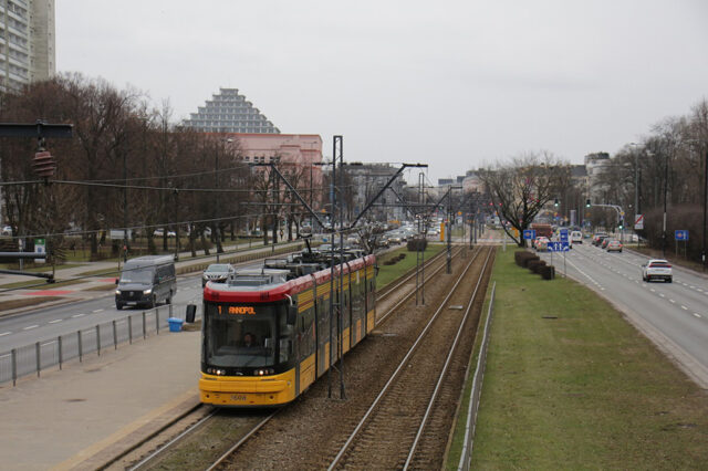 Tramwaj linii 1 Fot. ZTM Warszawa