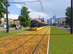 Zielona Jana Pawła Graf. Tramwaje Warszawskie