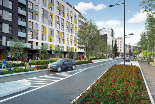 Jana Kazimierza - wizualizacja Graf. ZDM Warszawa