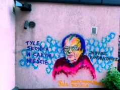 Mural Janusza Kondratowicza przy ul. Dzielnej 15