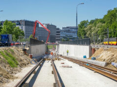 Tramwaj na Kasprzaka sierpień 2023