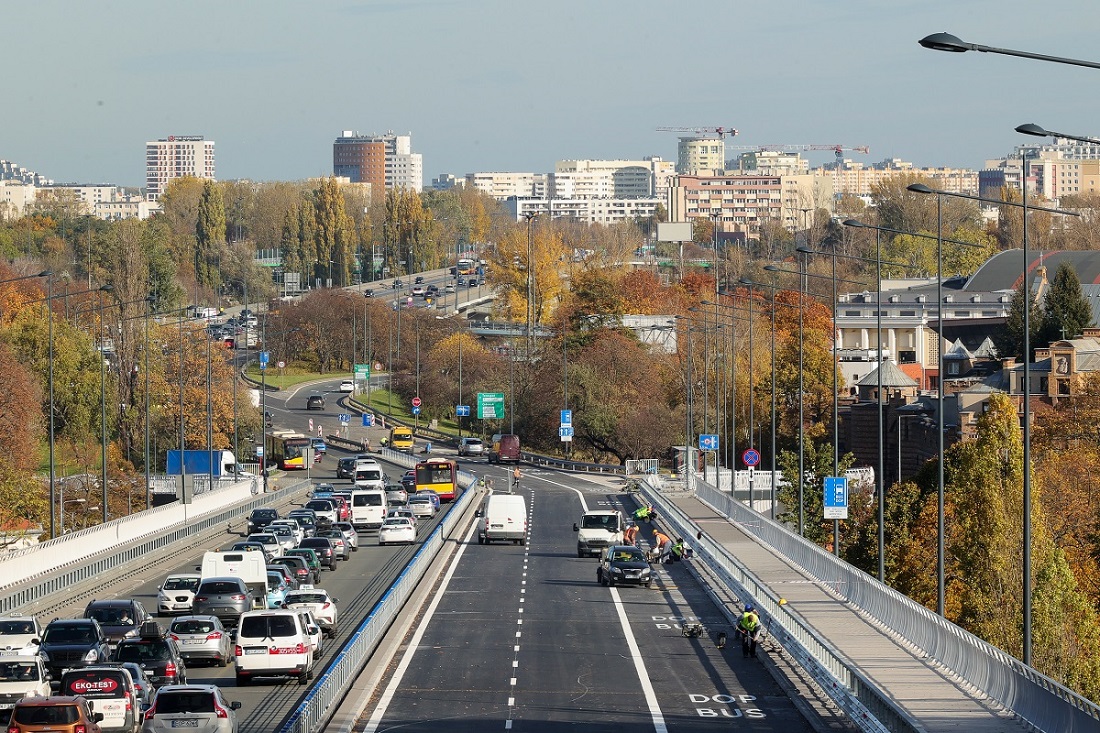 Wiadukty Trasy Łazienkowskiej  Fot. S. Pulcyn UM Warszawa