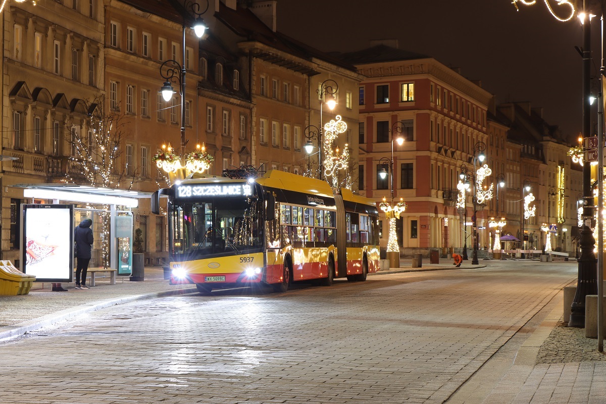 Elektryczny Solaris Urbino Fot. ZTM Warszawa