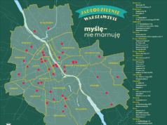 Mapa warszawskich jadłodzielni