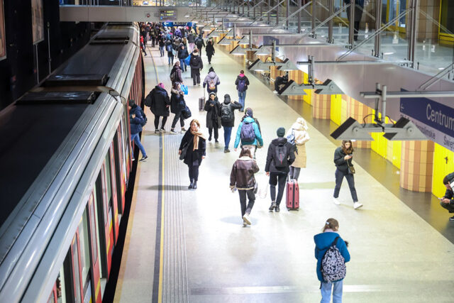 Stacja metra Centrum Fot. S. Pulcyn UM Warszawa