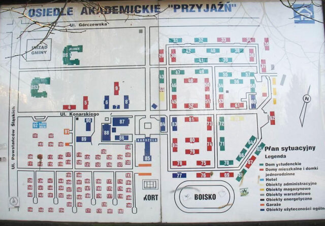 Plan Osiedla Przyjaźń na Jelonkach Fot. Warszawa.pl