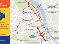 33. Bieg Powstania Warszawskiego - zmiany w ruchu Graf. Infoulice Warszawa